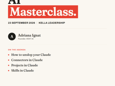 VEKT AI Masterclass